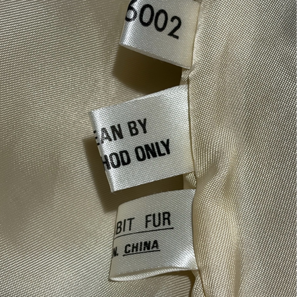 Women's Dyed Rabbit Fur Patchwork Leopard Print V… - image 5